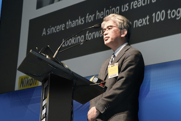 Umatate San at podium